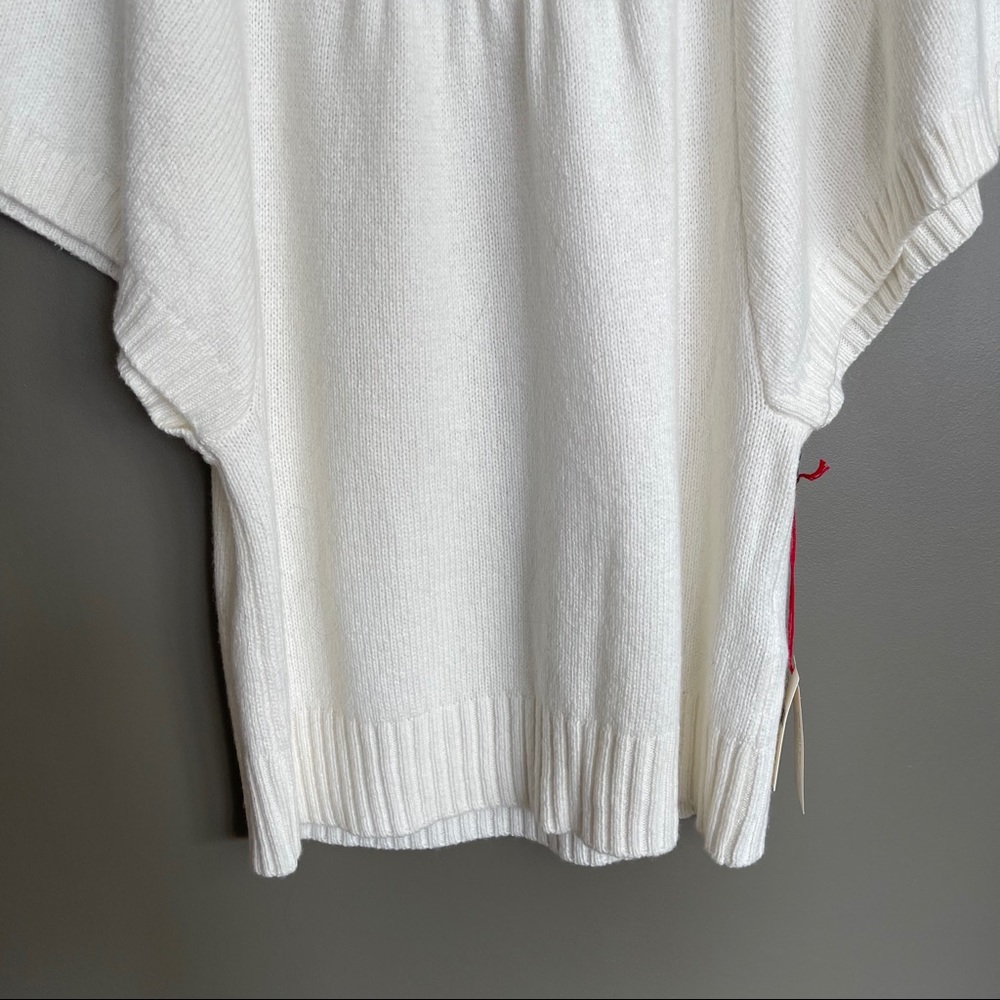 NWT Anthropologie Belle Sweater Top Ivory Size Med - Picture 8 of 16